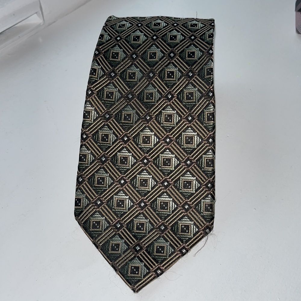Platinum designs Mens woven silk tie